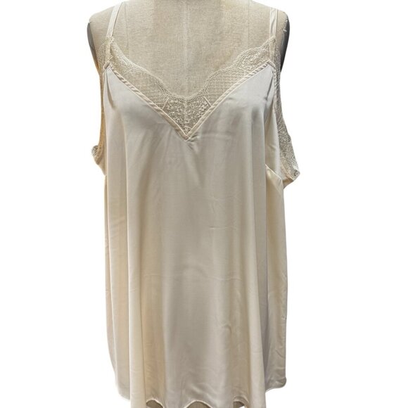 NWT Torrid Satin Lace Cami – Ivory, Size 3X - Picture 2 of 7